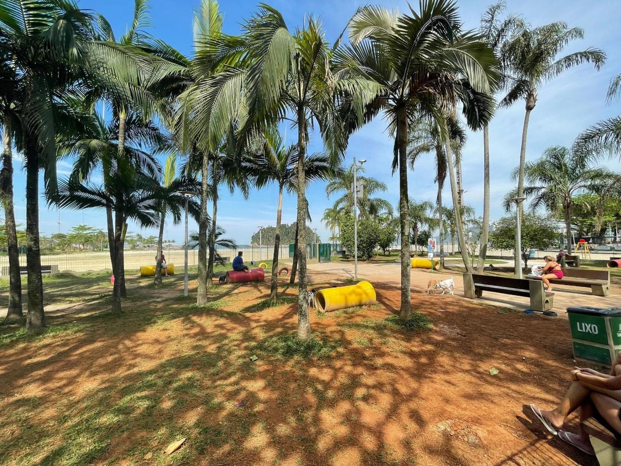 Ap Pe Na Areia Vista Parcial Mar Lejlighed Santos  Eksteriør billede